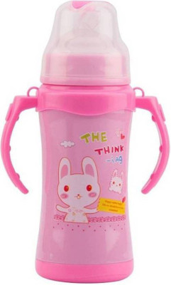 

Geniebox Multi Function Baby Stainless Steel Bottle - 180 ml(Pink)