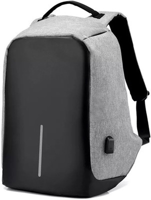 

TREKKERS NEED ANTI THEFT backpack grey 43 25.0 Laptop Backpack(Grey), Black;grey