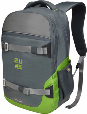 

EUME Epic 25 LTR Nylon Laptop Backpack for 35 cm Laptop and Water Resistance Backpack in Grey 25.0 L Backpack(Grey)