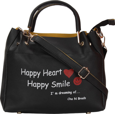 

New Eva black handbag Messenger Bag(Black, 10)