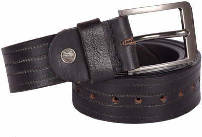 

SUMANNYA Men Formal Black Genuine Leather Belt