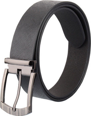 

WELHIDES Men Casual Black Artificial Leather Belt