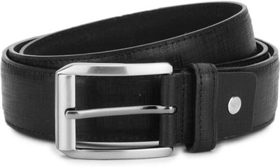 Woods Men Casual, Party, Formal Black Genuine Leather Belt