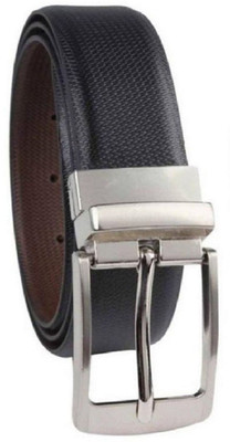 

Keviv Men Casual Black Genuine Leather Reversible Belt, Black;brown