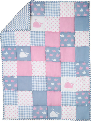 

Rajrang Printed  Crib Baby Blanket(Cotton, Coral Blush