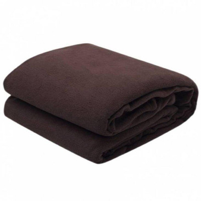 

JP CRAFT Plain  Coral Blanket(Microfiber, Brown