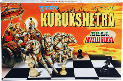 

Galaxies Kurukshetra Chess Set Board Game / 12 inch Chess Board(Multicolor)