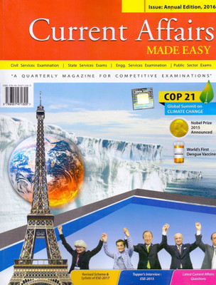 Current Affairs Made Easy 2016(English, Paperback, Made Easy)