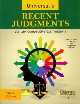 Recent Judgments for Law Competitive Examinations(English, Paperback, Universal Law)
