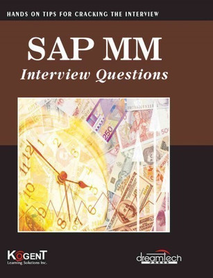 SAP Mm Interview Questions Hands on for Cracking the Interview(English, Paperback, Kogent Learning Solutions Inc.)