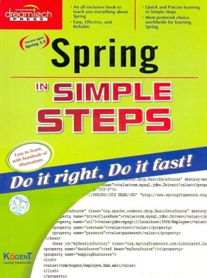 Spring in Simple Steps(English, Paperback, Kogent Learning Solutions Inc)