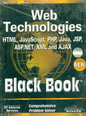 Web Technologies HTML, Javascript, PHP, Java, JSP, ASP.Net, XML and Ajax, Black Book (with CD)(English, Paperback, Solutions Kogent Learning)