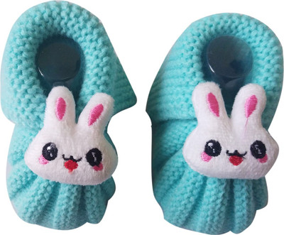 Fllik Booties(Toe to Heel Length - 14 cm Sky Blue)