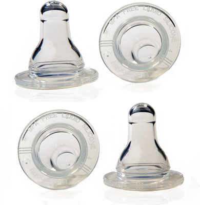 

Bloombaby Anti Colic Liquid Silicone Rubber Medium Flow Nipple(Pack of 4 Nipples)