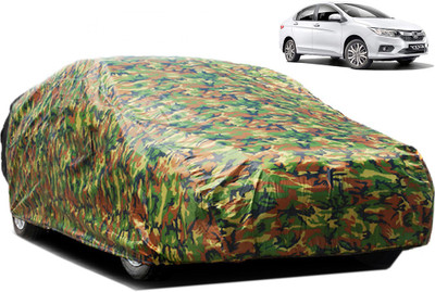 A+ RAIN PROOF Car Cover For Honda City ZX (Without Mirror Pockets)(Multicolor)