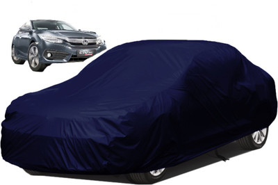 Kuchipudi Car Cover For Honda Civic (Without Mirror Pockets)(Blue)