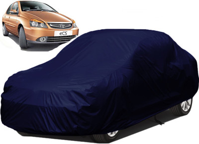 Dzirejunction Car Cover For Tata Indigo eCS (Without Mirror Pockets)(Blue)