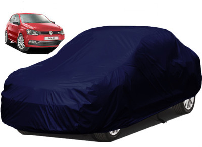 A+ RAIN PROOF Car Cover For Volkswagen Polo GT (Without Mirror Pockets)(Blue)