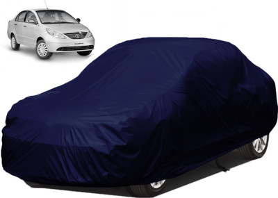 A+ RAIN PROOF Car Cover For Tata Manza (Without Mirror Pockets)(Blue)