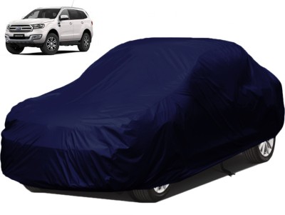 Dzirejunction Car Cover For Ford Endeavour (Without Mirror Pockets)(Blue)