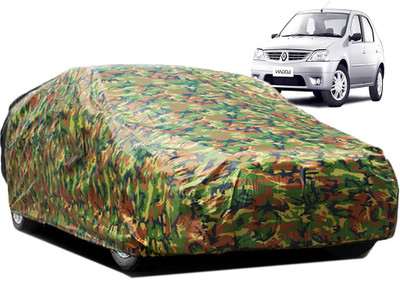 GoldRich Car Cover For Mahindra Logan (Without Mirror Pockets)(Multicolor)