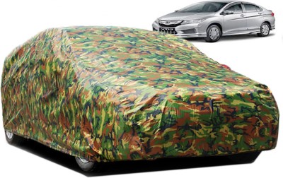 GoldRich Car Cover For Honda City i-Vtec (Without Mirror Pockets)(Multicolor)