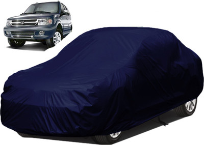 QualityBeast Car Cover For Tata Safari Dicor (Without Mirror Pockets)(Blue)