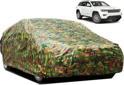GoldRich Car Cover For Mahindra Jeep (Without Mirror Pockets)(Multicolor)