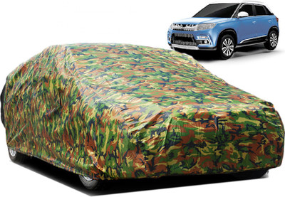 RAIN SPOOF Car Cover For Maruti Suzuki Vitara Brezza (Without Mirror Pockets)(Multicolor)