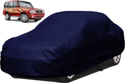 Dzirejunction Car Cover For Tata Sumo (Without Mirror Pockets)(Blue)