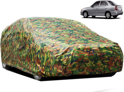 GoldRich Car Cover For Hyundai Accent Viva (Without Mirror Pockets)(Multicolor)
