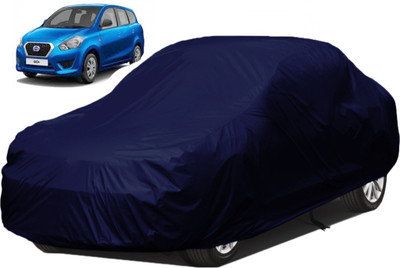 Dzirejunction Car Cover For Datsun Go+ (Without Mirror Pockets)(Blue)