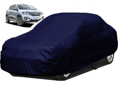 A+ RAIN PROOF Car Cover For Renault Kwid (Without Mirror Pockets)(Blue)
