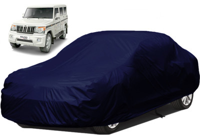 A+ RAIN PROOF Car Cover For Mahindra Bolero (Without Mirror Pockets)(Blue)