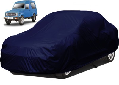 Kuchipudi Car Cover For Maruti Suzuki Gypsy MG-410 (Without Mirror Pockets)(Blue)