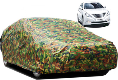 GoldRich Car Cover For Hyundai Sonata Fluidic (Without Mirror Pockets)(Multicolor)