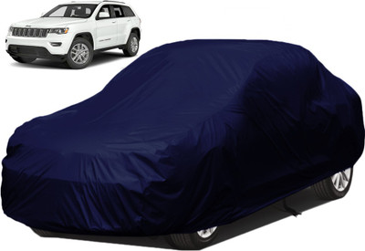 A+ RAIN PROOF Car Cover For Mahindra Jeep (Without Mirror Pockets)(Blue)