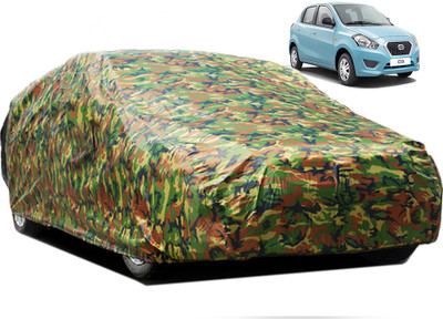 Dzirejunction Car Cover For Datsun Go (Without Mirror Pockets)(Multicolor)