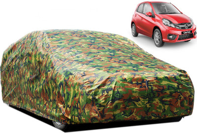 GoldRich Car Cover For Honda Brio (Without Mirror Pockets)(Multicolor)