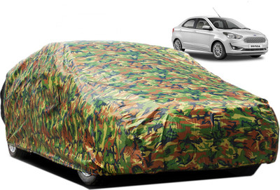 GoldRich Car Cover For Ford Figo Aspire (Without Mirror Pockets)(Multicolor)