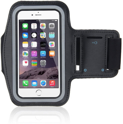 LIFEMUSIC Arm Band Case for All Phones with Built in Screen Protector for Universal Riding, Sports, Gym and Excercise(Black, Waterproof)