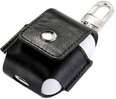 

Axxeum Front & Back Case for AirPod(Black, Leather)