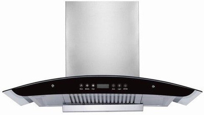 

Health Pure Rex 60 cm ( Auto clean , Baffle Filter, 1100m3/h Wall Mounted Chimney(Steel 1100 CMH)