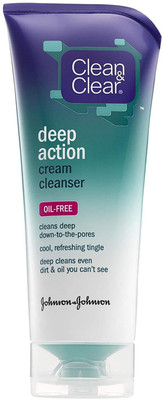 

Clean & Clear Oil Free Deep Action Cream Cleanser, 6.5 Ounce(150)