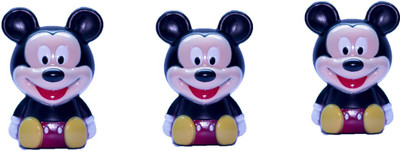 

Shopkooky Piggy bank for kids with mickey mouse character pack of 3 Coin Bank(Multicolor)