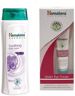 

Himalaya UNDER EYE CREAM , SOOTHING BODY LOTION(Set of 2)