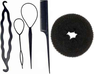 

Jampak™ hair accessories set of5pcs / Women Fashion Magic Hair Juda bun maker Tool Hair Accessory Hair Accessory Set(Black)