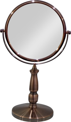 

Confidence New Designer Double Sided Magnification Makeup Mirror For Bathroom & Bedroom Use / Shaving Makeup Mirror, Cooper
