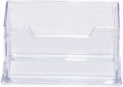 topmost 1 Compartments acrylic standing business card holder(trasparent)