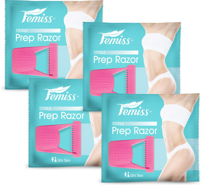 

femiss Prep razor pack of 4- Unisex Disposable Razor(Pack of 4)